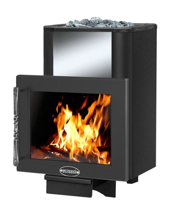 Банная печь ВЕЗУВИЙ Русичъ Антрацит 22 Панорама