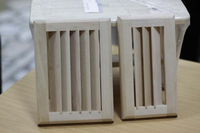 Вентиляционная решетка для бани