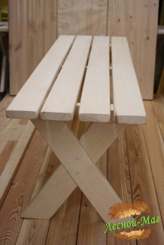 Скамейка осина