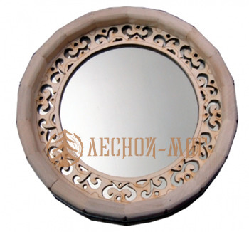 Зеркало "Бочонок" большое резное