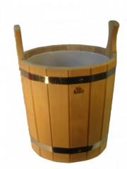 Запарник 10 л с ручками с пластиковой вставкой