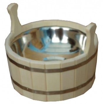 Шайка двуручная 7 л с нержавеющей вставкой