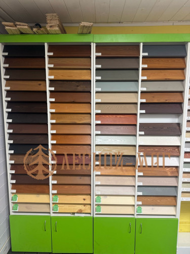 Планкен из лиственницы крашенный 