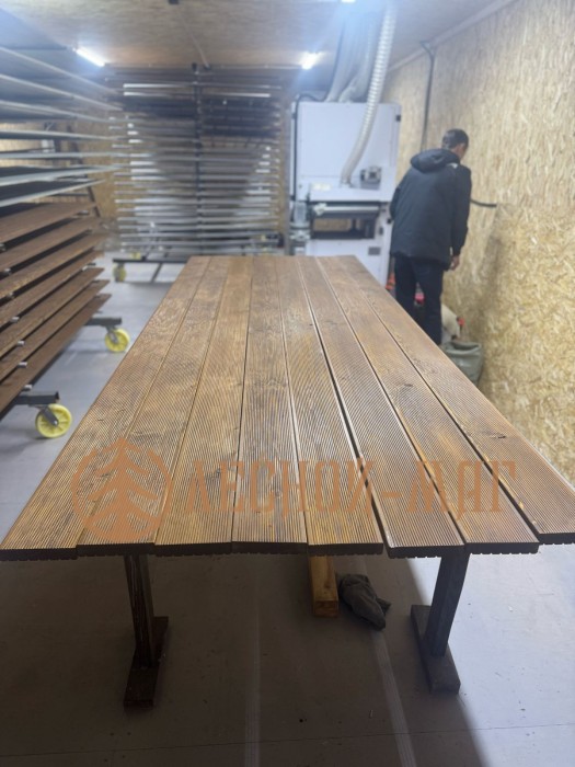 Планкен из лиственницы крашенный 