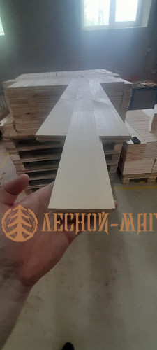 Стеновой паркет из липы - прима, 385мм х 70мм х 15мм