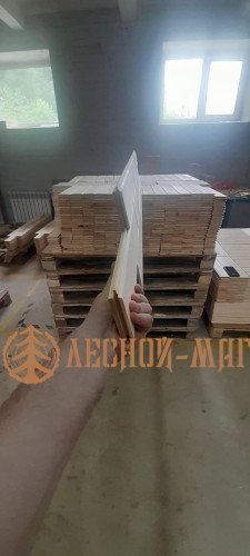 Стеновой паркет из липы - прима, 385мм х 70мм х 15мм