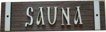 Табличка "Сауна" большая