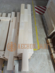 Стеновой паркет из липы - AB, 385мм х 70мм х 15мм 