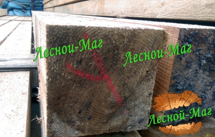 Брус лиственница 1 сорт 100х100х6000 мм