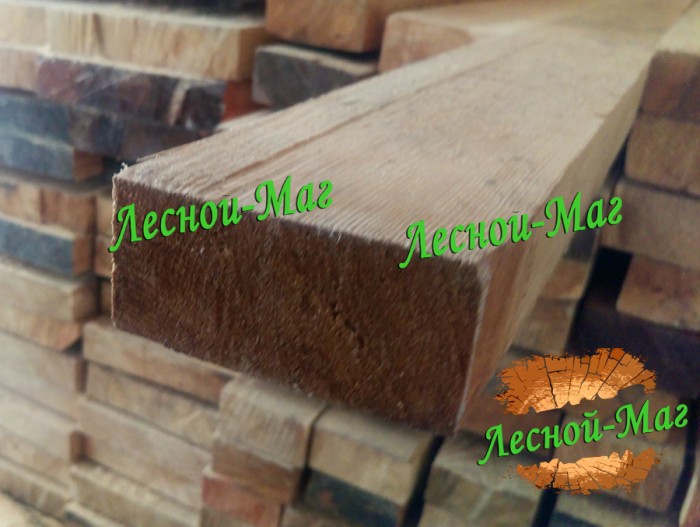 Обрезная доска лиственница 40х100х6м
