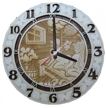 Часы резные