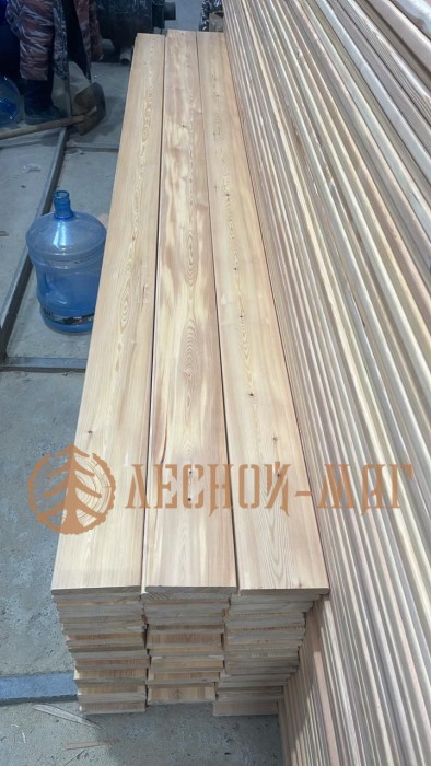 Планкен лиственница BC 20x140 цена за кв.м 