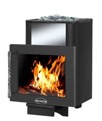 Банная печь ВЕЗУВИЙ Русичъ Антрацит 16 Панорама 2016